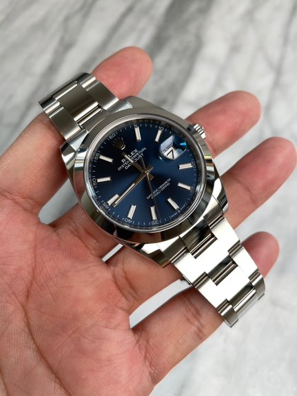 2023 126300 Datejust 41 Blue Oyster new complete