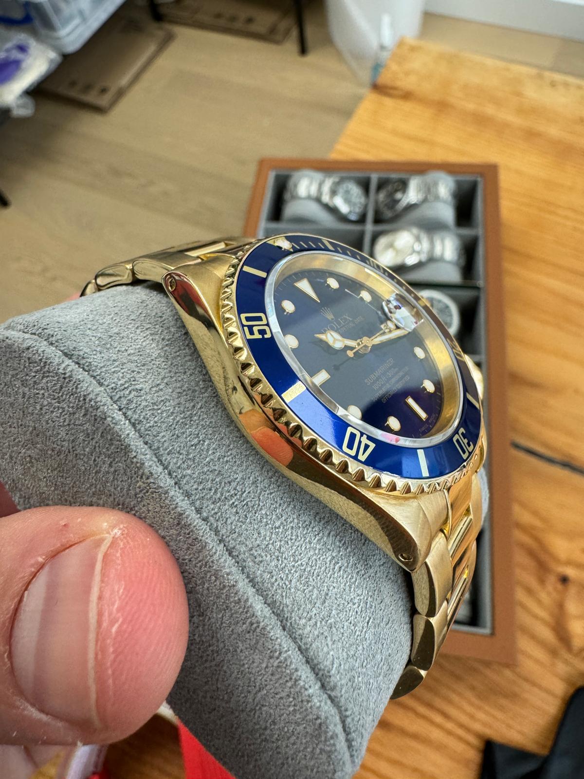 16618 Blue Preowned Good Complete Distinctive Time